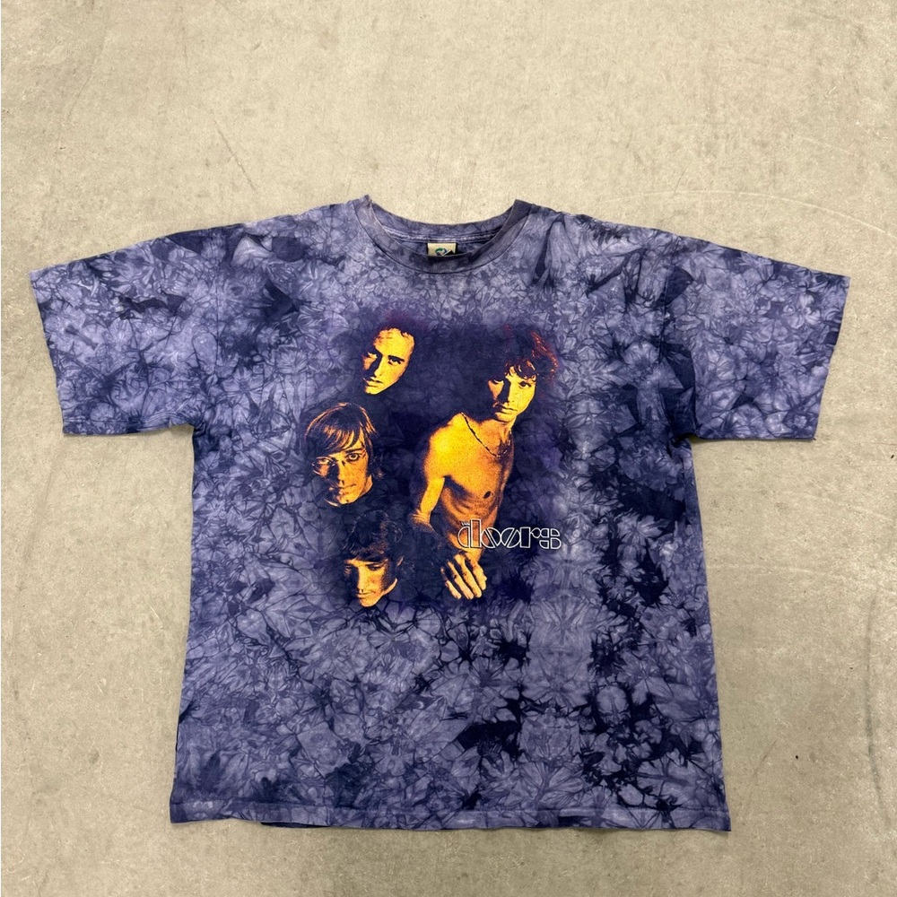 The Doors Tie-Dye Liquid Blue T-Shirt